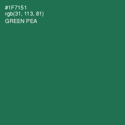 #1F7151 - Green Pea Color Image
